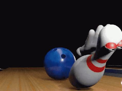 Bowling Ball The Blue Bowling Ball GIF